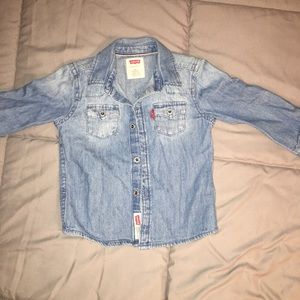Levi’s 18month boy long sleeve denim shirt